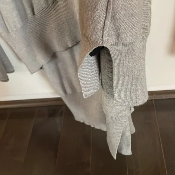 T by Alexander Wang Color Block Knit Set (Cardigan + Tunic Dress), Size Small - Picture 6 of 8